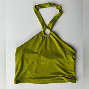 CUTE af Green Halter Top